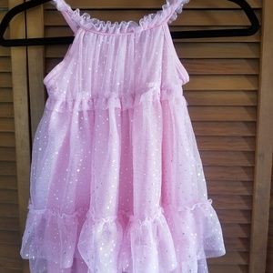 Spaghetti strap pink dress size 3T
